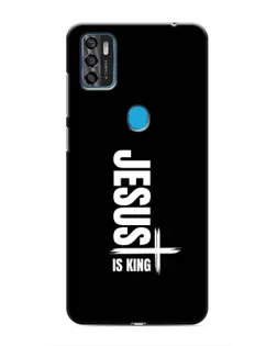Чехол для ZTE Blade A7s 2020 с картинкой «Вертикаль веры Jesus»