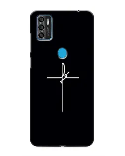 Чехол для ZTE Blade A7s 2020 с картинкой «Тонкий крест»