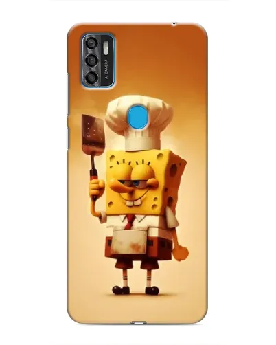 Чохол для ZTE Blade A7s 2020 з картинкою «Губка Боб кухар»