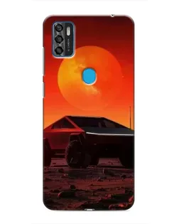 Чехол для ZTE Blade A7s 2020 с картинкой «Cybertruck на Марсе»