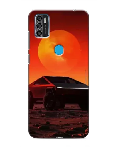 Чехол для ZTE Blade A7s 2020 с картинкой «Cybertruck на Марсе»