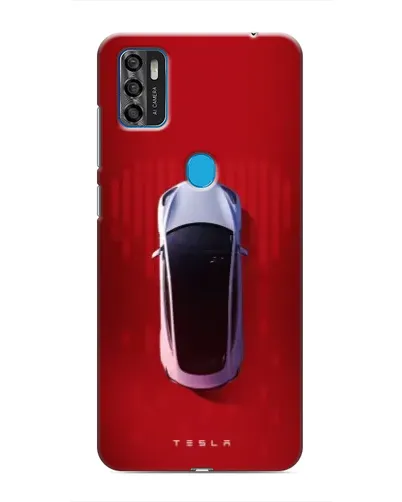 Чехол для ZTE Blade A7s 2020 с картинкой «Tesla Top View»