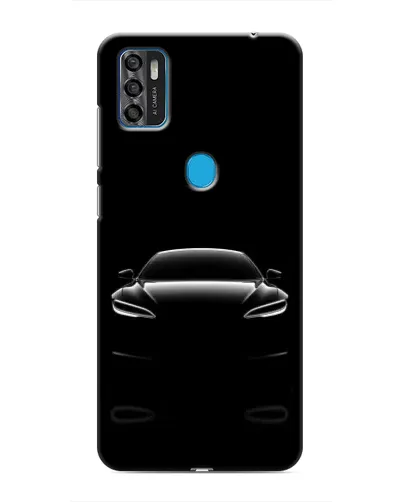 Чехол для ZTE Blade A7s 2020 с картинкой «Силуэт Tesla Night»