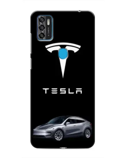 Чехол для ZTE Blade A7s 2020 с картинкой «Tesla Model Y»