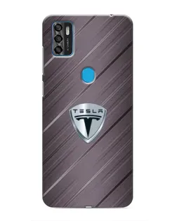 Чехол для ZTE Blade A7s 2020 с картинкой «Металлическая текстура Tesla» Чехол для ZTE Blade A7s 2020 с картинкой «Металлическая текстура Tesla»