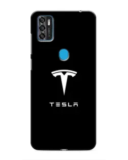Чехол для ZTE Blade A7s 2020 с картинкой «Tesla White Logo» Чехол для ZTE Blade A7s 2020 с картинкой «Tesla White Logo»