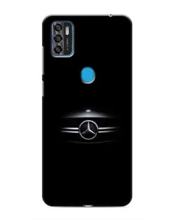 Чехол для ZTE Blade A7s 2020 с картинкой «Mercedes — абстрактные линии»