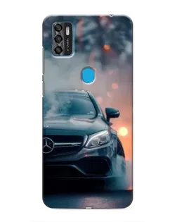 Чехол для ZTE Blade A7s 2020 с картинкой «Mercedes — ночной город»