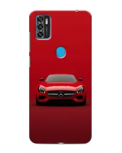 Чехол для ZTE Blade A7s 2020 с картинкой «Красный Mercedes AMG»
