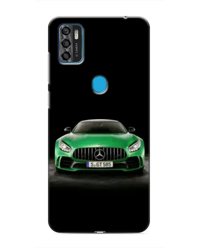 Чехол для ZTE Blade A7s 2020 с картинкой «Mercedes — неоновый лого»