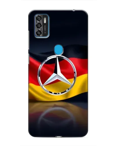Чехол для ZTE Blade A7s 2020 с картинкой «Mercedes — флаг Германии»