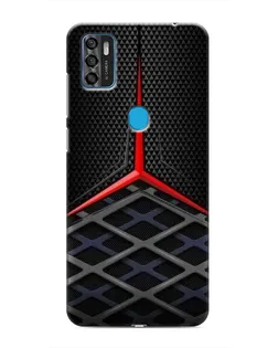 Чехол для ZTE Blade A7s 2020 с картинкой «Mercedes Carbon Grid»