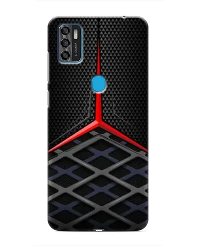 Чехол для ZTE Blade A7s 2020 с картинкой «Mercedes Carbon Grid»