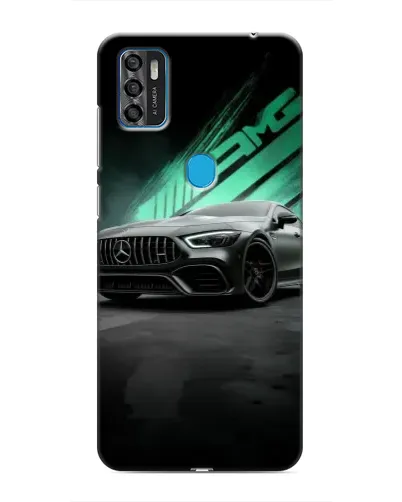 Чехол для ZTE Blade A7s 2020 с картинкой «Темный Mercedes AMG»