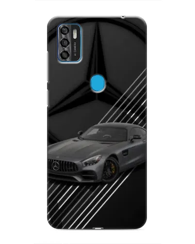 Чехол для ZTE Blade A7s 2020 с картинкой «Mercedes AMG — графика»