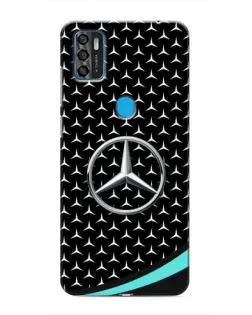 Чехол для ZTE Blade A7s 2020 с картинкой «Mercedes — бирюзовый акцент»