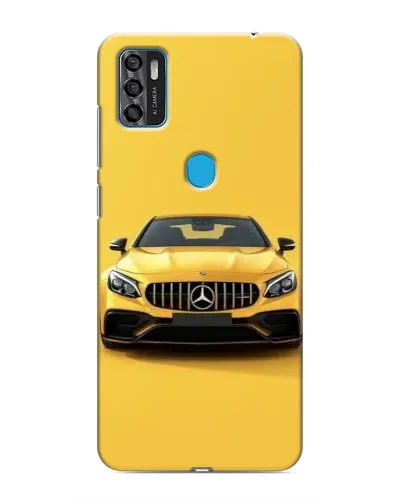 Чехол для ZTE Blade A7s 2020 с картинкой «Желтый Mercedes GT»