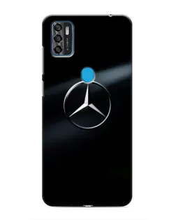 Чехол для ZTE Blade A7s 2020 с картинкой «Mercedes на металле»