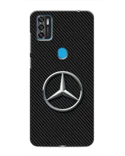 Чехол для ZTE Blade A7s 2020 с картинкой «Карбоновый Mercedes стиль»
