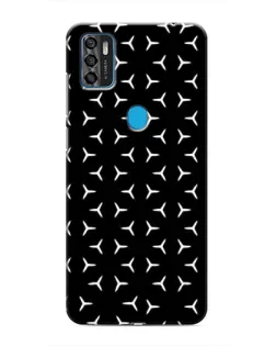 Чехол для ZTE Blade A7s 2020 с картинкой «Mercedes паттерн звезд»