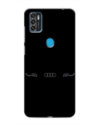 Чехол для ZTE Blade A7s 2020 с картинкой «Audi — световой подпись»