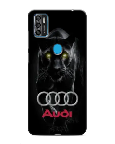 Чехол для ZTE Blade A7s 2020 с картинкой «Пантера и Audi»