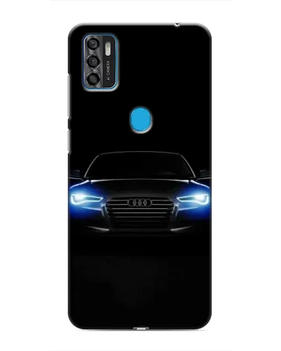 Чехол для ZTE Blade A7s 2020 с картинкой «Audi в неоне»