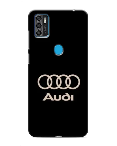 Чехол для ZTE Blade A7s 2020 с картинкой «Audi — золотой логотип»
