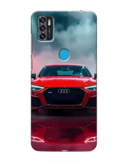 Чехол для ZTE Blade A7s 2020 с картинкой «Audi RS — красный стиль»