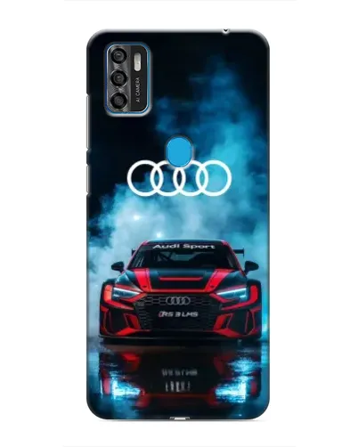 Чехол для ZTE Blade A7s 2020 с картинкой «Audi Sport — неон»