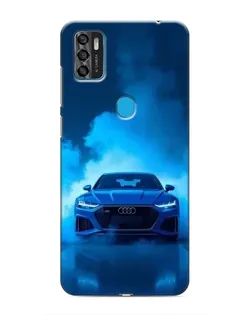 Чехол для ZTE Blade A7s 2020 с картинкой «Audi — голубая энергия»