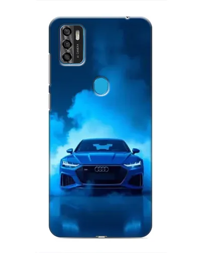 Чехол для ZTE Blade A7s 2020 с картинкой «Audi — голубая энергия»