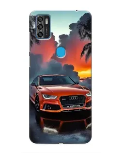 Чехол для ZTE Blade A7s 2020 с картинкой «Audi — закат»