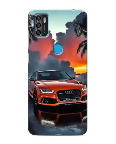 Чехол для ZTE Blade A7s 2020 с картинкой «Audi — закат»