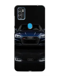 Чехол для ZTE Blade A7s 2020 с картинкой «Audi — ночное отражение»