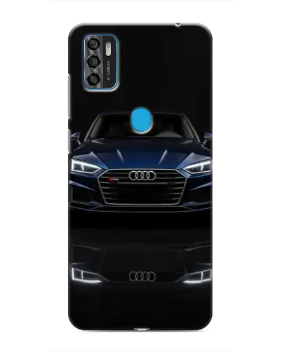 Чехол для ZTE Blade A7s 2020 с картинкой «Audi — ночное отражение»