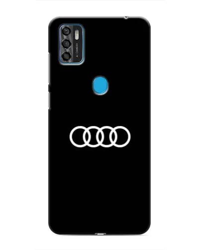 Чехол для ZTE Blade A7s 2020 с картинкой «Audi White Logo»