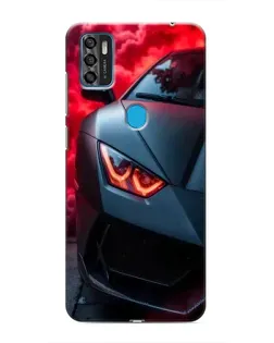 Чехол для ZTE Blade A7s 2020 с картинкой «Lamborghini красное сияние»