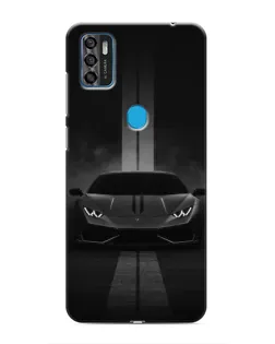 Чехол для ZTE Blade A7s 2020 с картинкой «Lamborghini симметрия дорог»