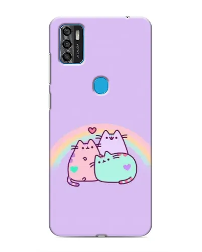 Чохол для ZTE Blade A7s 2020 з картинкою «Веселкові Пушини»