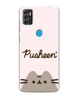 Чохол для ZTE Blade A7s 2020 з картинкою «Pusheen логотип»