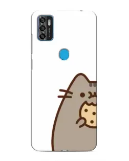 Чохол для ZTE Blade A7s 2020 з картинкою «Пушин з печивом»