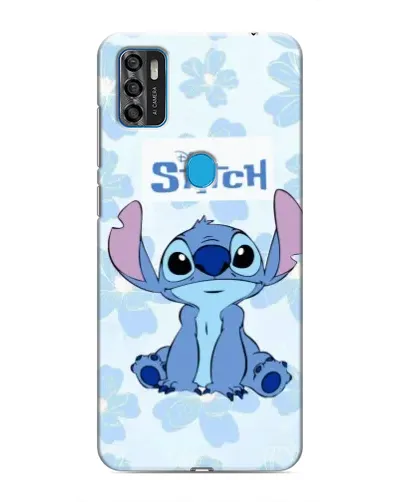 Чохол для ZTE Blade A7s 2020 з картинкою «Stitch серед квітів»