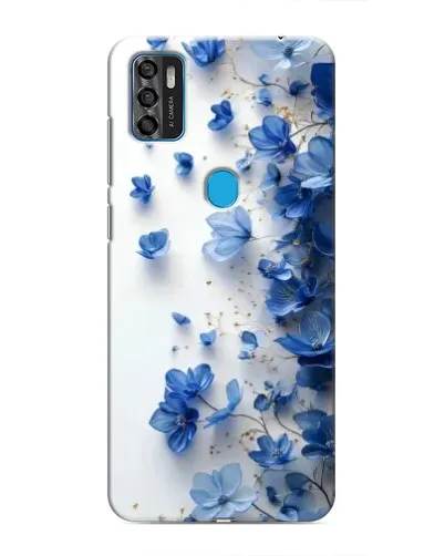 Чехол для ZTE Blade A7s 2020 с картинкой «Голубой цветочный каскад» Чехол для ZTE Blade A7s 2020 с картинкой «Голубой цветочный каскад»