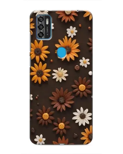 Чехол для ZTE Blade A7s 2020 с картинкой «Узор из маленьких подсолнухов» Чехол для ZTE Blade A7s 2020 с картинкой «Узор из маленьких подсолнухов»