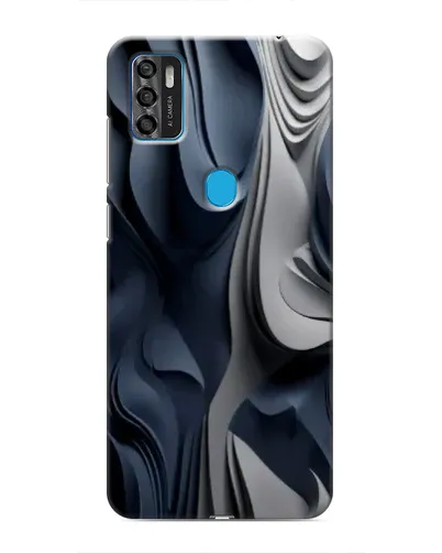Чехол для ZTE Blade A7s 2020 с картинкой «Объемные синие складки» Чехол для ZTE Blade A7s 2020 с картинкой «Объемные синие складки»