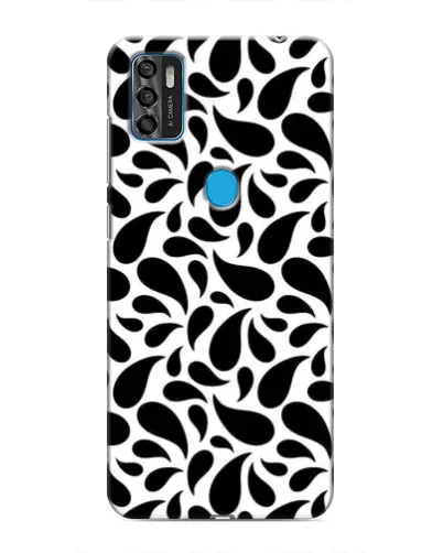 Чехол для ZTE Blade A7s 2020 с картинкой «Контрастные черные капли» Чехол для ZTE Blade A7s 2020 с картинкой «Контрастные черные капли»
