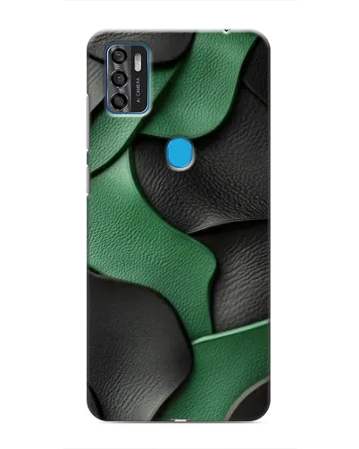 Чехол для ZTE Blade A7s 2020 с картинкой «Зеленые кожаные волны» Чехол для ZTE Blade A7s 2020 с картинкой «Зеленые кожаные волны»