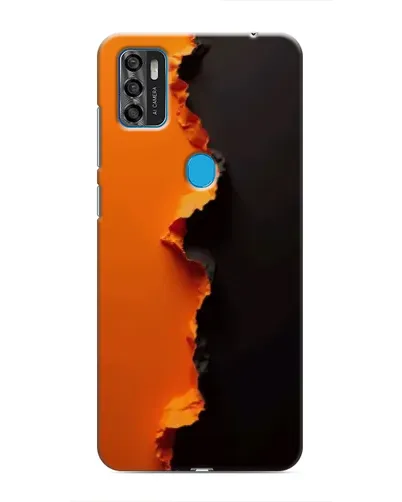 Чехол для ZTE Blade A7s 2020 с картинкой «Оранжевый разлом» Чехол для ZTE Blade A7s 2020 с картинкой «Оранжевый разлом»