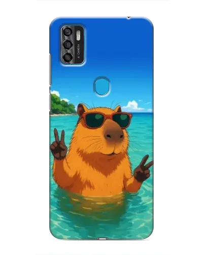 Чохол для ZTE Blade A7s 2020 з картинкою «Морська капібара»